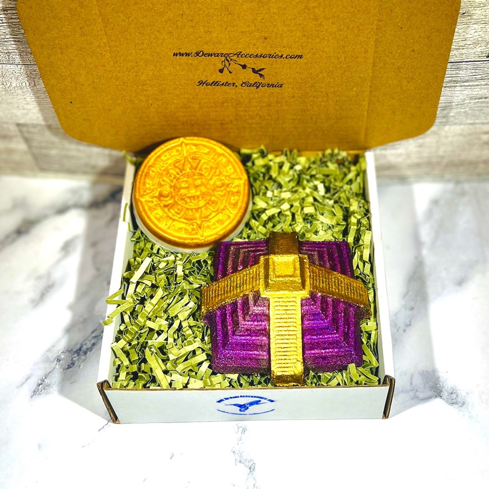 Mayan Aztec Soap and Bath Bomb Gift Set